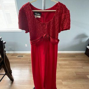 Cartise International Red Polyester Jumpsuit